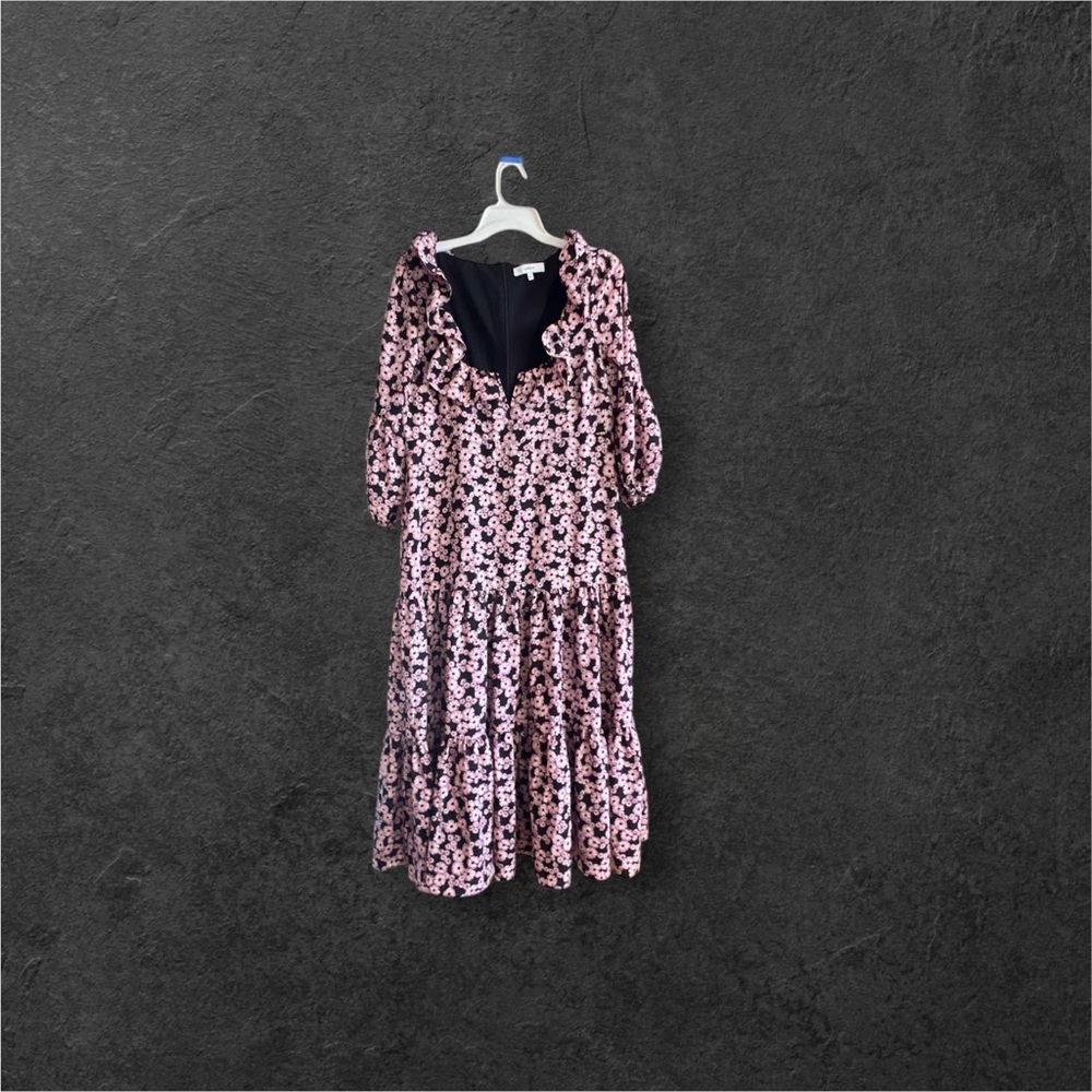 Likely Pink and Black Floral Dress
